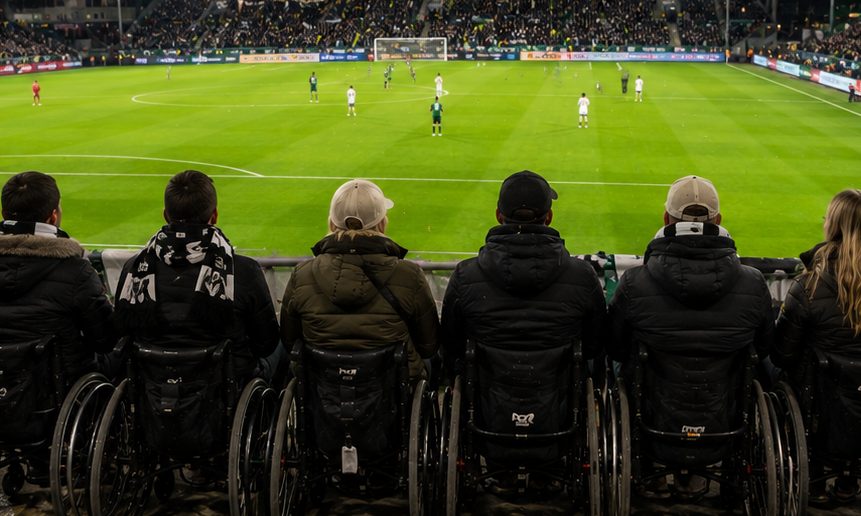Fotbollsmatch på arenan