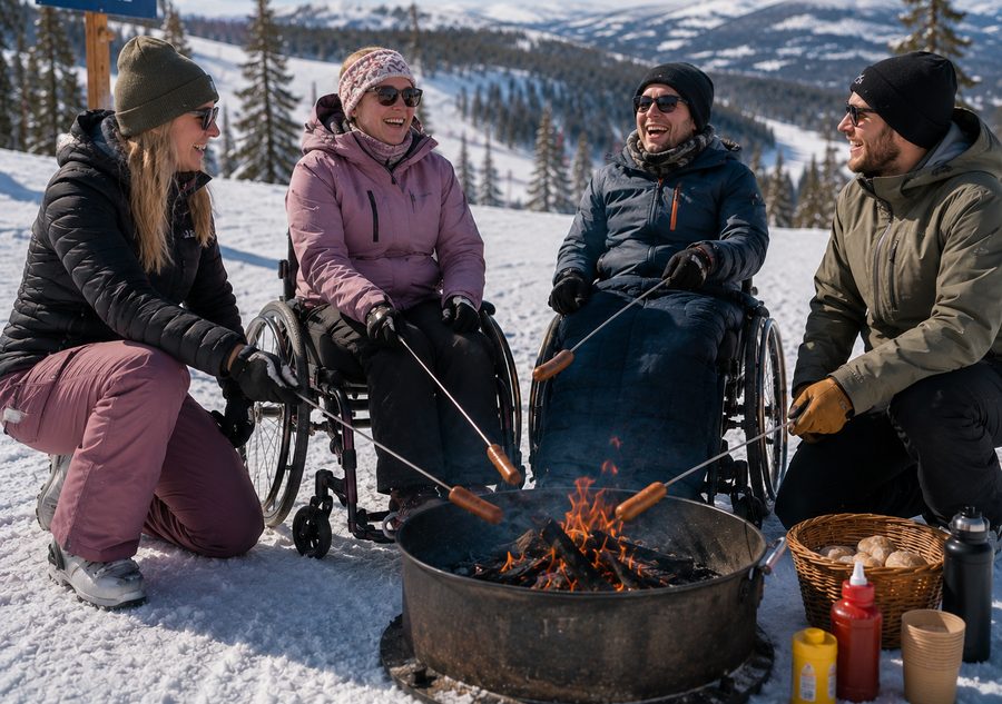 Grillkväll i fjällen