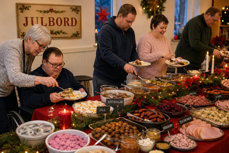 Julbord tillsammans